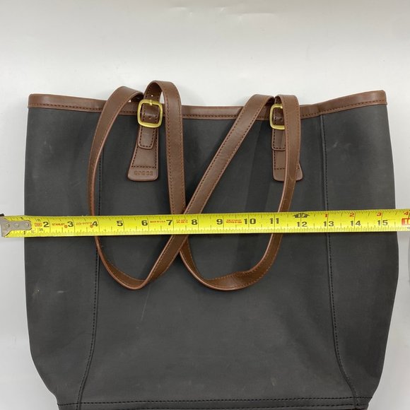 Crocs Olive Leather Handbag - Picture 3 of 8